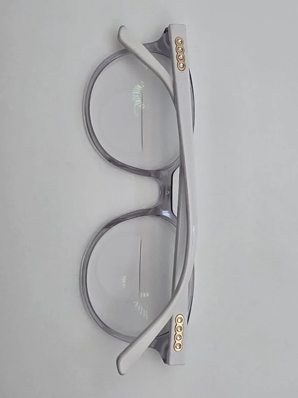 Bulova Surfside Crystal Clear White Eyeglasses Frame w/ Flexhinge and Case 51mm